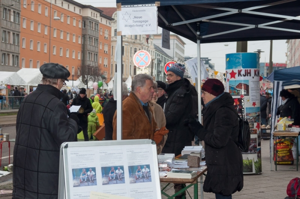 Informationsstand zur &quot;Meile der Demokratie&quot;